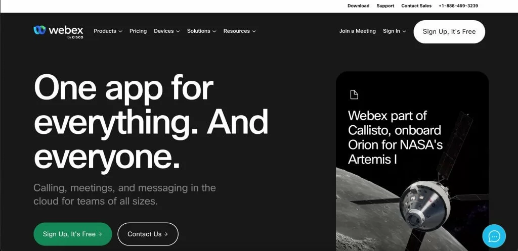 Сервис видеоконференций Webex