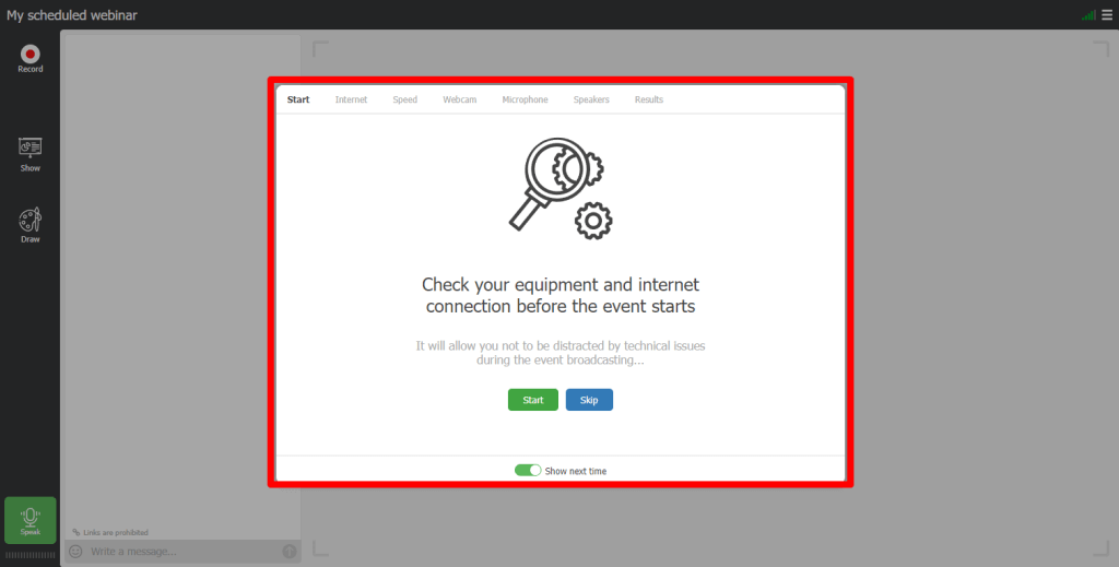 Proverka oborudovaniya