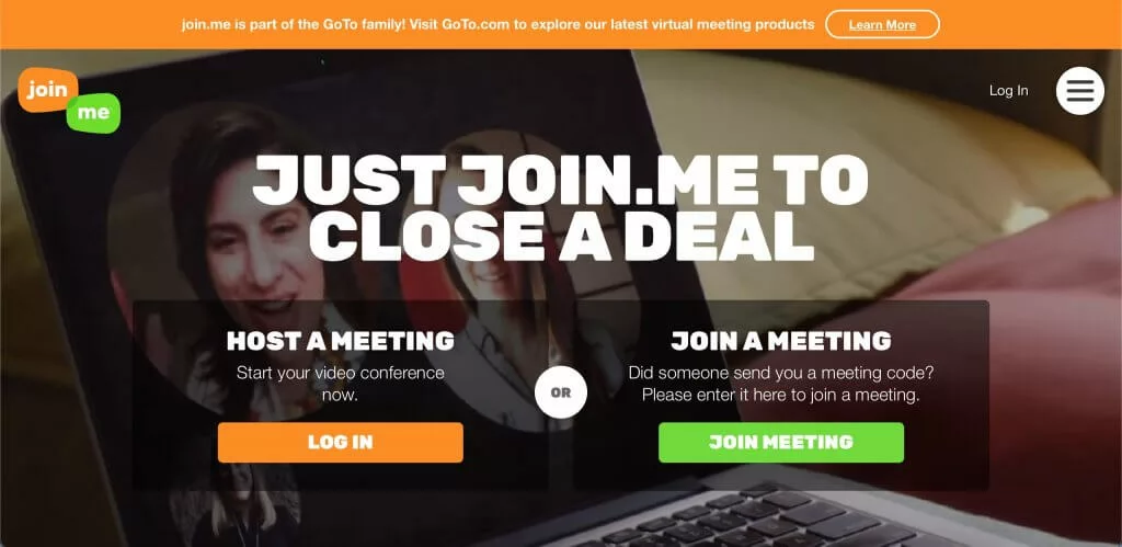 Демонстрація екрана з JoinMe