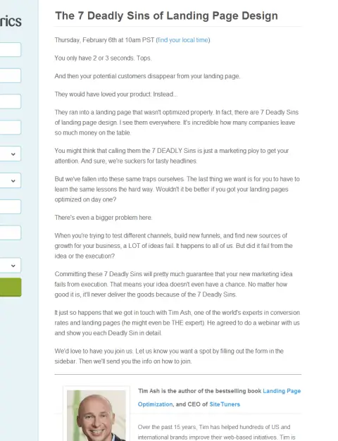 Детальний опис вебінару Правильний опис вебінару для збільшення аудиторії вебінару