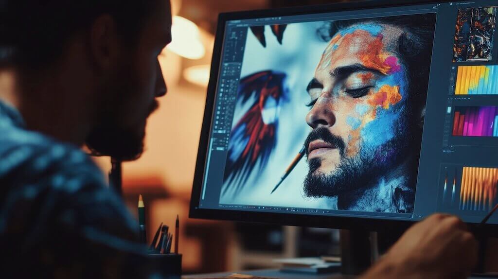 Una artista independiente dirige un webinario donde habla de su carrera y muestra cómo vive su arte día a día