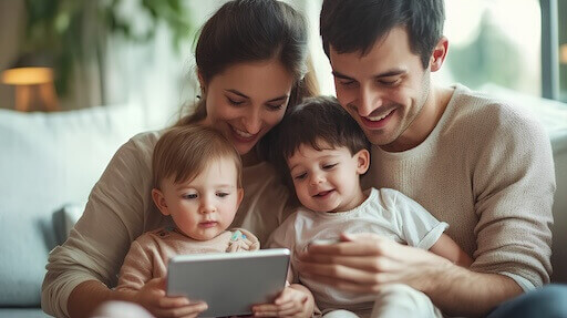 Présentateur donnant des conseils aux familles sur la gestion du TDAH lors d’un webinaire